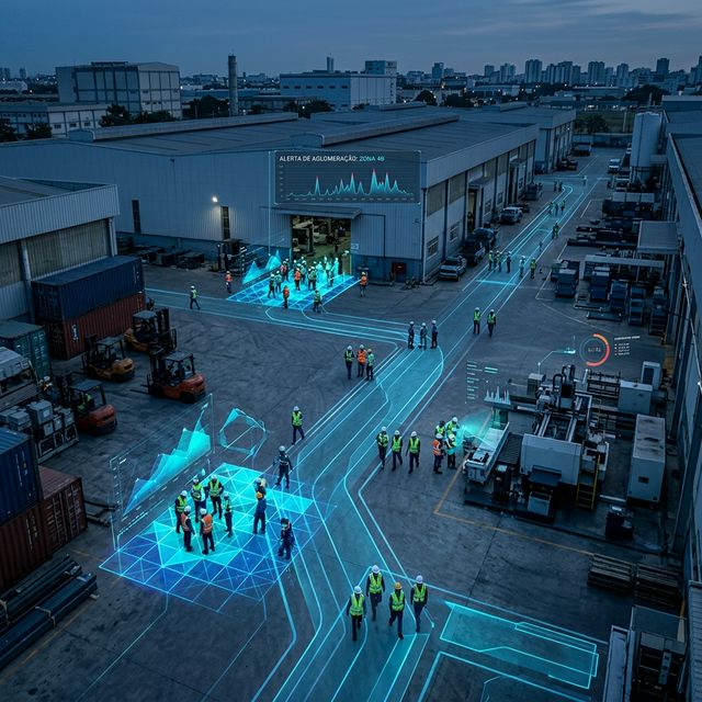 Monitoramento inteligente de planta industrial
